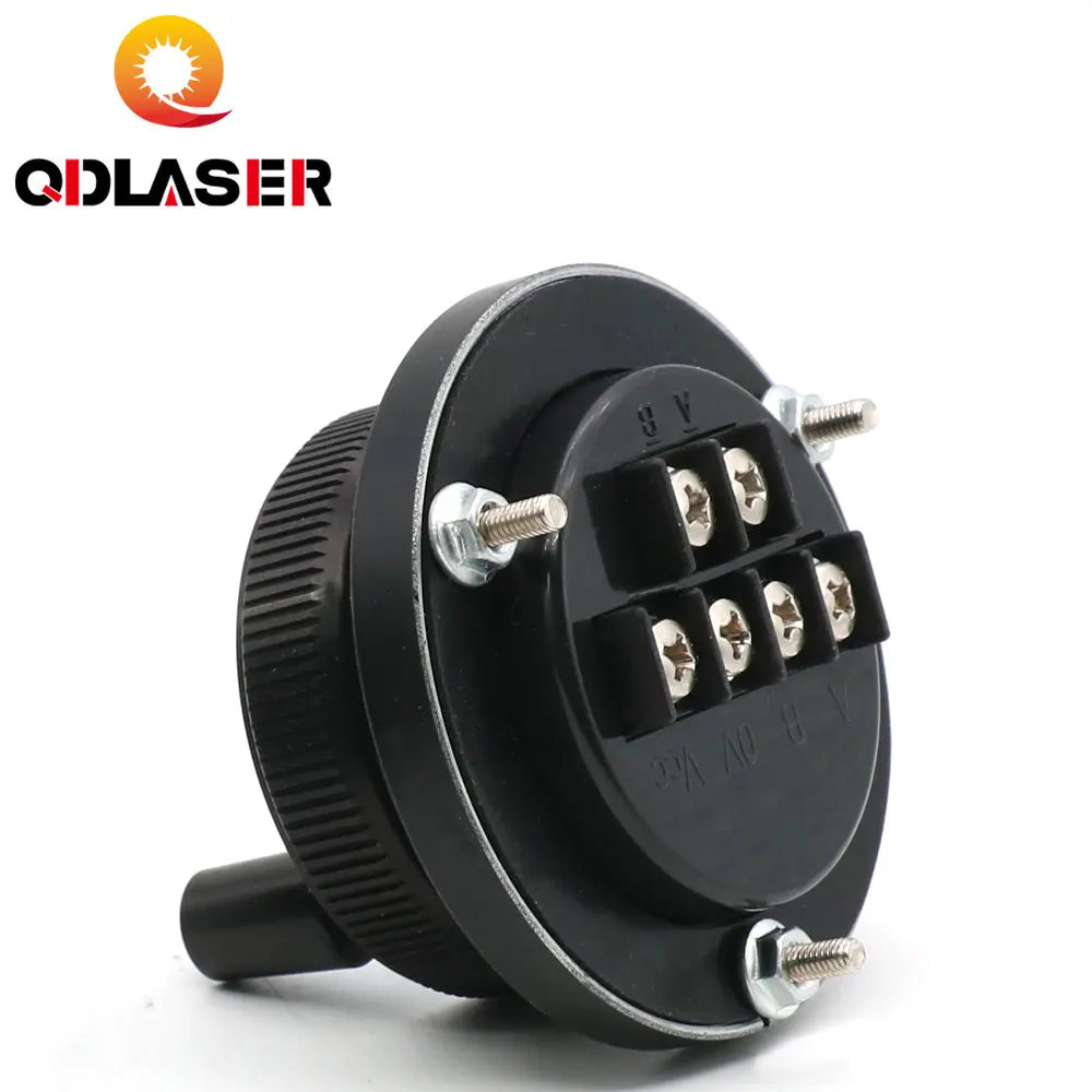 QDLASER Black CNC Pulser Handwheel 5/12/24V 4/6pin Pulse 100 Manual Pulse Generator Tangan Roda Mesin CNC 60 Mm Rotary Encoderb