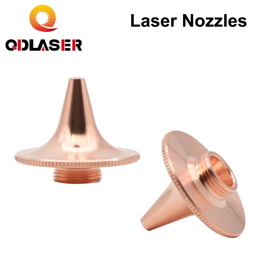 QDLASER Precitec D Type Laser Fiber Nozzle Single Layer Dia.28mm Caliber 1.5/2.0 for Precitec Fiber Laser Cutting Head