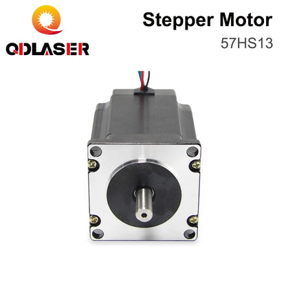 QDLASER Leadshine 57HS13 2 phase Stepper Motor for NEMA 23 4A Length 76mm Shaft 6.35mm (0.25 inch) 1.8N.M Holding Torque