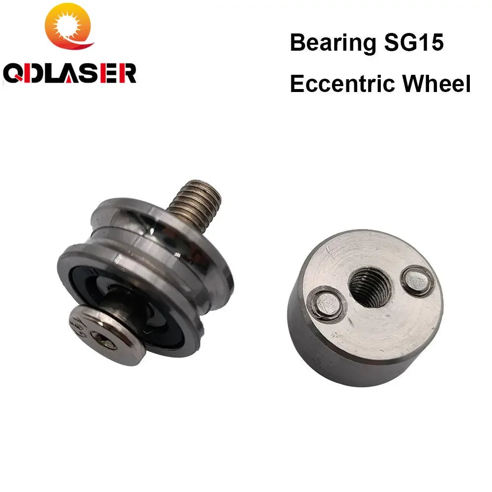 High Speed Pulley Groove Bearing Eccentric Wheel Bearings SG15 Groove Ball Bearings for CO2 Laser Engraving Cutting Machine