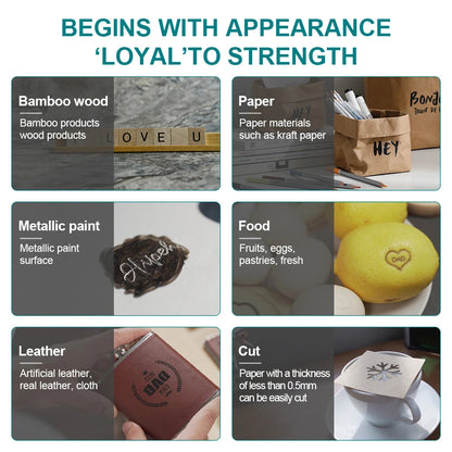 QDLASER Laser Engraver Wainlux K6 Mark Printer Cutter Woodworking Machines Plastic 3000mw Bluetooth Mini Engraving Machine