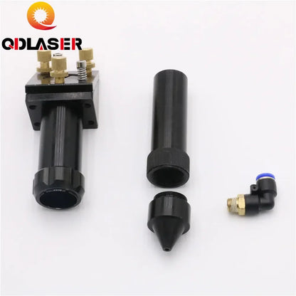 QDLASER CO2 Laser E Head for Focus Lens Dia.20 FL.101.6mm & Mirror 25mm Mount