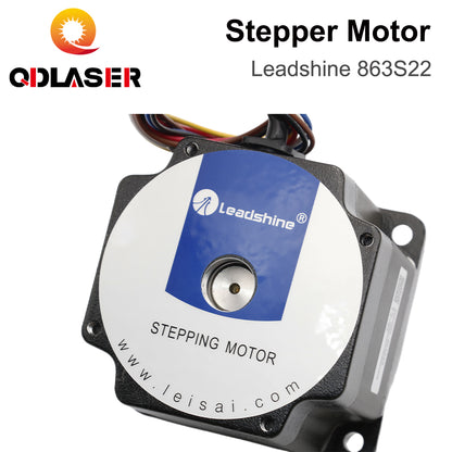 QDLASER Leadshine 3 phase Stepper Motor 863S22 for NEMA34 5A Length 71mm Shaft 12mm