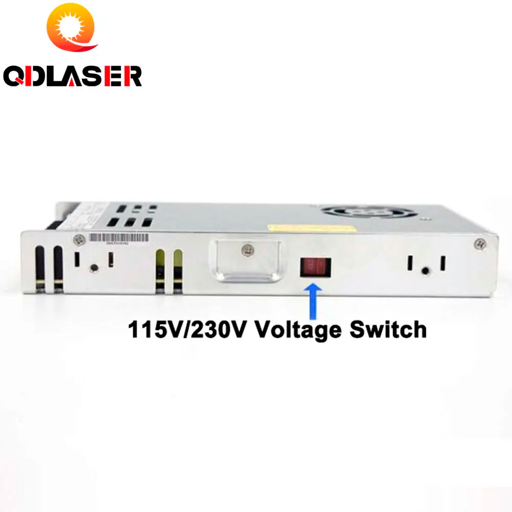 QDLASER CRS-350-24/36/48 Switching Transfer Power Supply 24V 14.6A 36V 9.7A Output for Stepper Motor CO2 Laser Cutting Machine