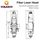 QDLASER Metal Fiber Cutting Head AU3TECH A200MS 0-2kW Automatic Focusing QBH For laser fiber cutting machines