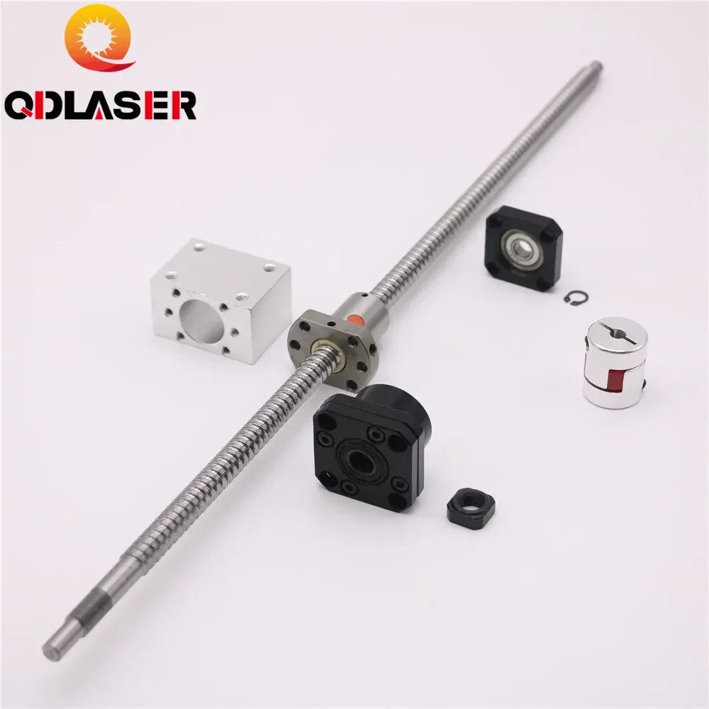 SFU1605 Ball Screw Linear Set C7 Ballnut Nut Housing FK12 FF12 Fixed Floated End Support Plum Coupling for CNC Machine Parts