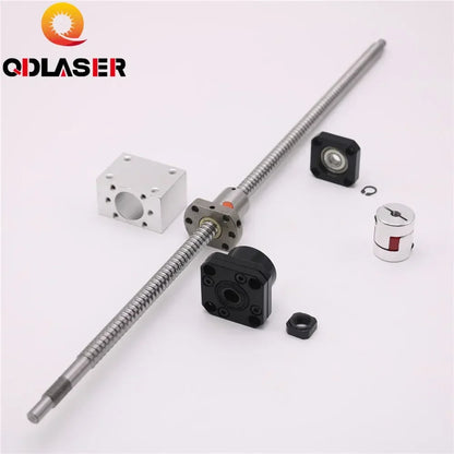 SFU1605 Ball Screw Linear Set C7 Ballnut Nut Housing FK12 FF12 Fixed Floated End Support Plum Coupling for CNC Machine Parts