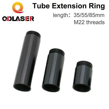 QDLASER CO2 Extension Tube Extension Ring Suit Laser head O.D.24mm Lens Tube for CO2 Laser Cutting & engraving Machine