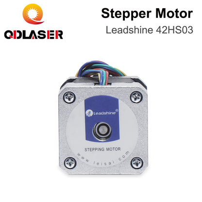 QDLASER Leadshine 42HS03 2 phase Stepper Motor 0.7A 0.47NM 48mm Length Shaft 8mm for Co2 Laser Machine CNC 3D Print Machine