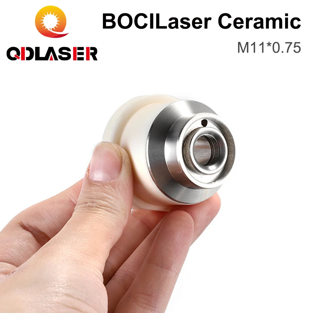 QDLASER BOCI Laser Ceramic Body Dia.41mm M11 High 34mm Nozzle Holder Ring for High Power Fiber Cutting Head BLT420 BLT641