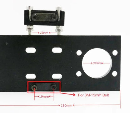 QDLASER CO2 Laser E Head for Focus Lens Dia.20 FL.101.6mm & Mirror 25mm Mount