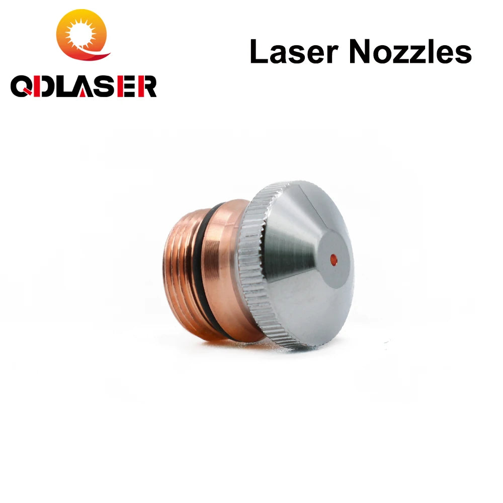 QDLASER DNE Laser Nozzles Chrome-plated Single Double Layer H15 Caliber 0.8-4.0mm Height 15mm for DNE Fiber Laser Cutting Head