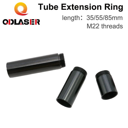 QDLASER CO2 laser head extension tube Extension Ring Suit Laser head O.D.24mm Lens Tube for CO2 Laser Cutting engraving Machine