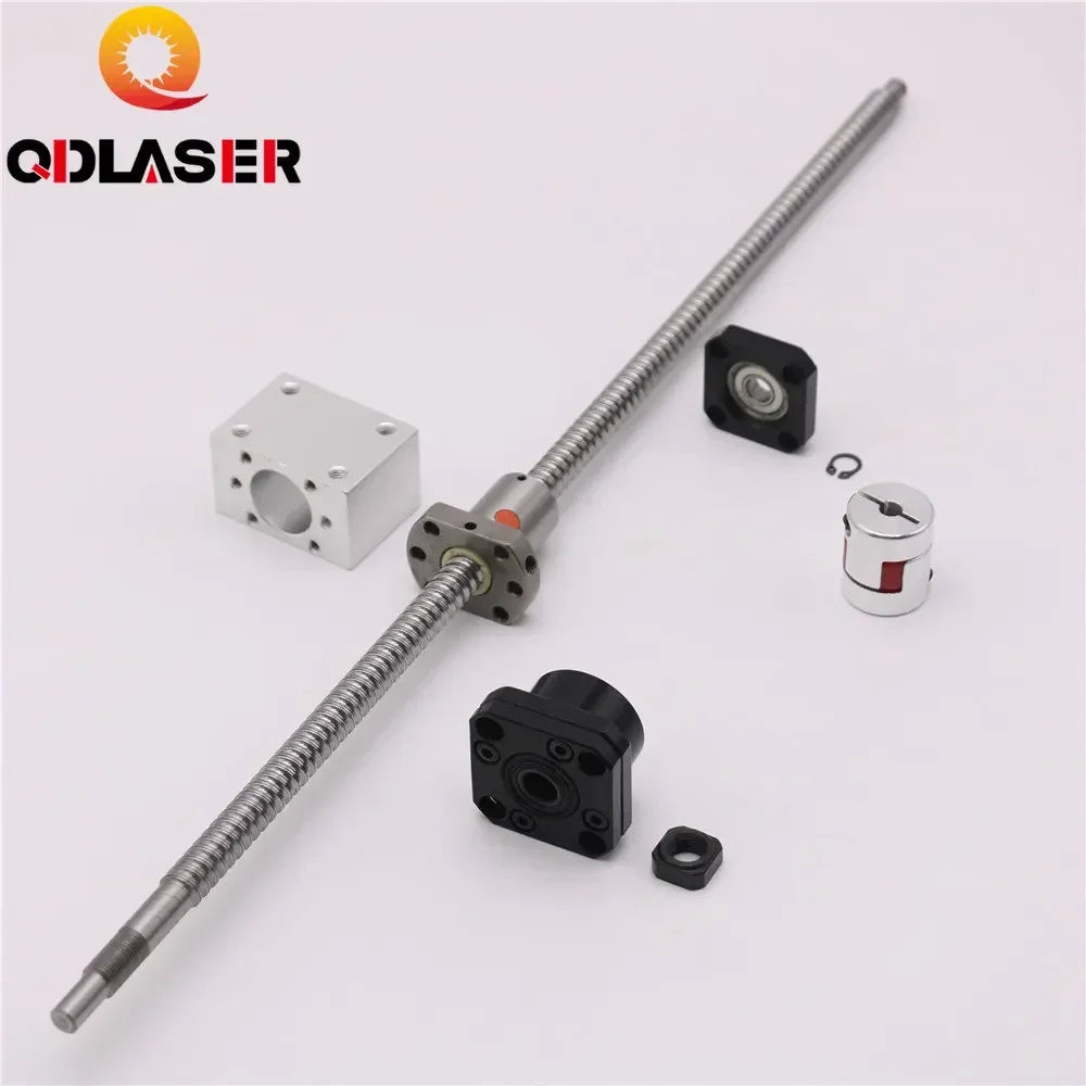 SFU1605 Ball Screw Linear Set C7 Ballnut Nut Housing FK12 FF12 Fixed Floated End Support Plum Coupling for CNC Machine Parts