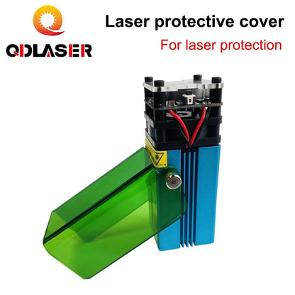 QDLASER Laser Protective Cover, Laser Goggles Protects,33mm/40mm/46mm Laser Head Protect Shell, Use for Laser Engraver