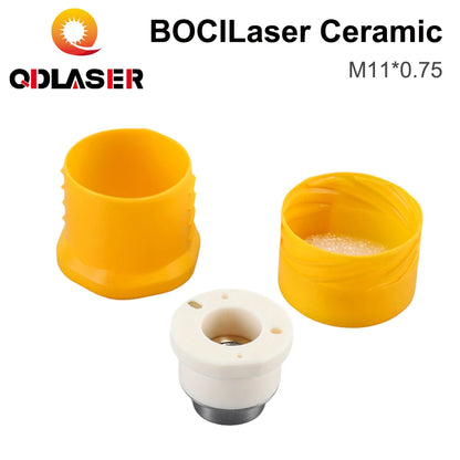 QDLASER BOCI Laser Ceramic Body Dia.41mm M11 High 34mm Nozzle Holder Ring for High Power Fiber Cutting Head BLT420 BLT641