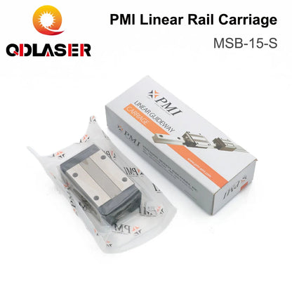 QDLASER CO2 Laser Cutting Machine Metal Parts High Quality PMI Linear Guideway Slider for CO2 Laser Engraving Cutting Machine