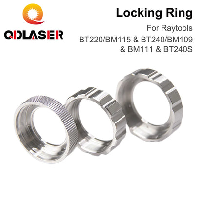 QDLASER Raytools Fiber optic cutting head tight locking ring BT220/BM115 & BT240/BM109 & BM111 & BT240S Nozzle Connection Part