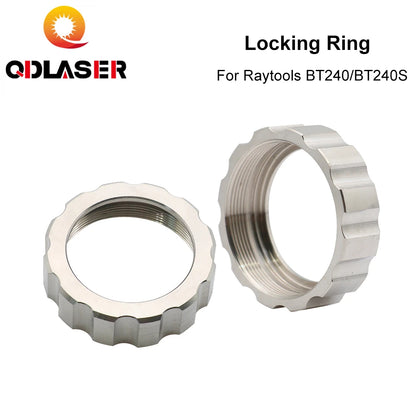 QDLASER Fasten Ring Nozzle Connection Part for Raytools BT240 BT240S Fiber laser Cutting head Nozzle Connector Fasten Ring
