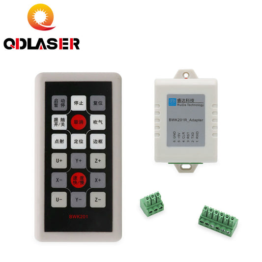 QDLASER Riuda BWK201R wireless operating handle For Co2 Laser Controller Riuda RDC6442 RDC6442G RDC6442S