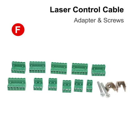 QDLASER Ruida RDC6445G/S RDC6442S RDC6432 CO2 Laser Controller Cables USB Extension Cable Power Cable Adapter & Screws Parts