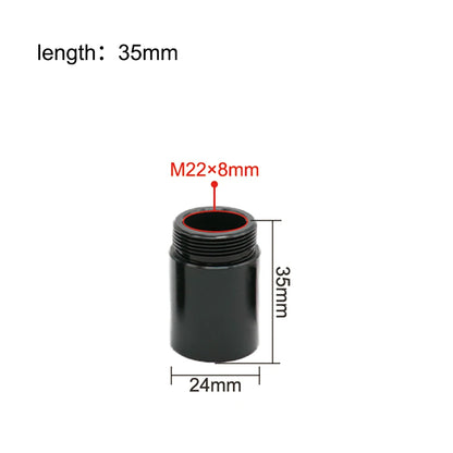 QDLASER CO2 laser head extension tube Extension Ring Suit Laser head O.D.24mm Lens Tube for CO2 Laser Cutting engraving Machine