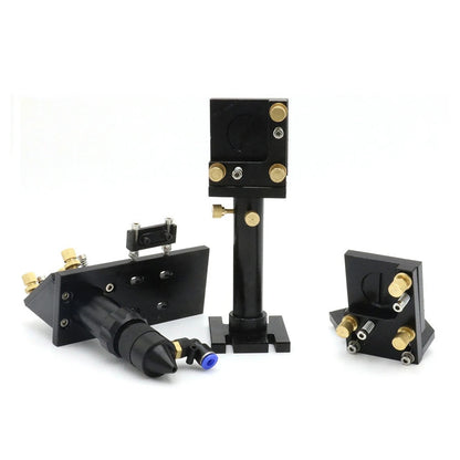 CO2 Laser Head Mirror Mount Set Silicon Reflect Mirror 25mm USA Focus Lens 20mm-50.8mm for Laser Engraving Cutting Machine