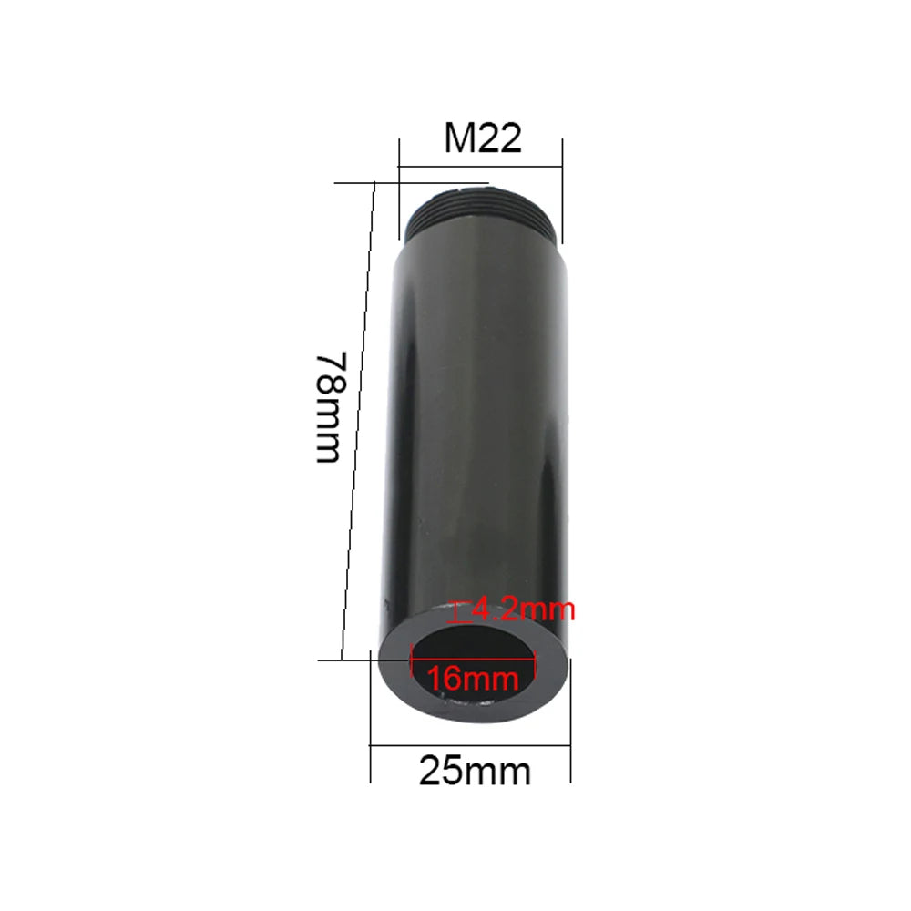 QDLASER Tube Extension Ring CO2 O.D.25mm Lens Tube for CO2 Laser Cutting Machine