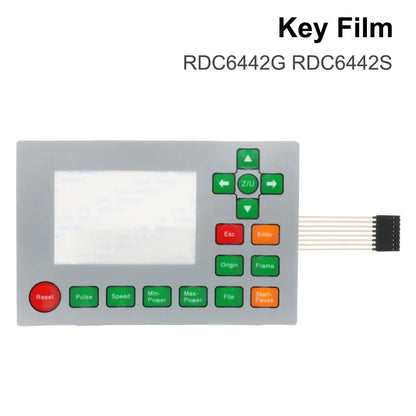 QDLASER Ruida Control Cards Membrane Switch for RDLC320-A RDC6332M RDC6442S RDC6332G RDC6442G Panels Key Film Keyboard Mask