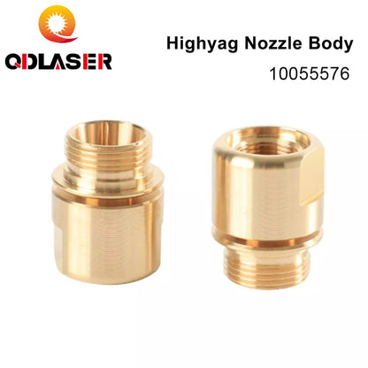 QDLASER Highyag/Nukon Laser Nozzle Adaptor 10055576 Laser Spare Parts for Nukon Laser Cutting Machines