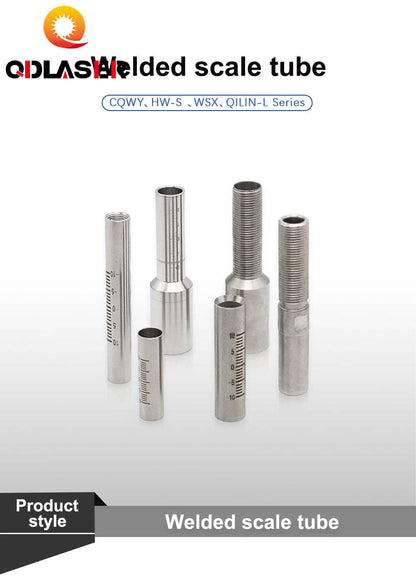 Handheld Laser Welding Nozzle Connector Fixed Scale Tube for WSX CQWY HW QILIN Handheld Welding Head Machine M16 M8 M10 Thread
