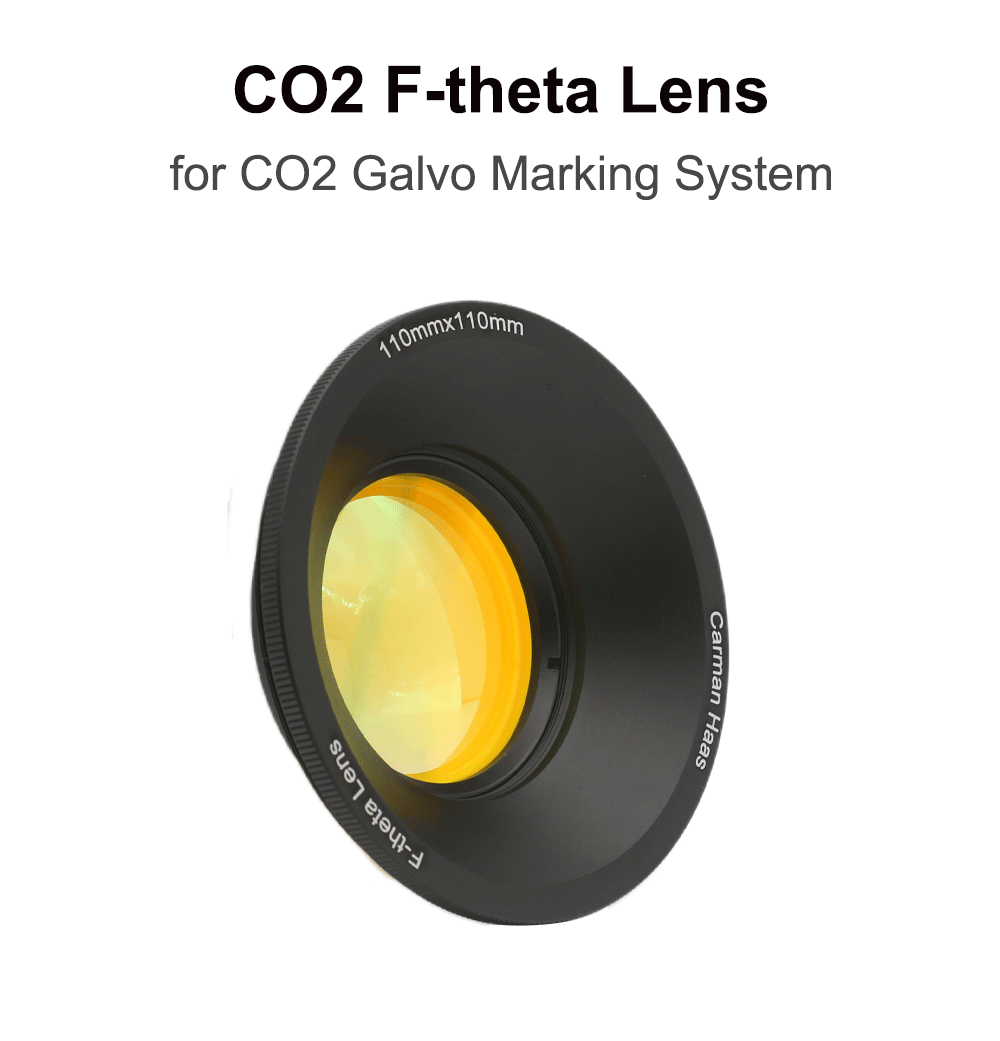 QDLASER CO2 F-theta Scan Lens Field Lens 10.6um 10600nm 50x50-600x600 Thread M85 for YAG Optical CO2 Laser Marking Machine Parts
