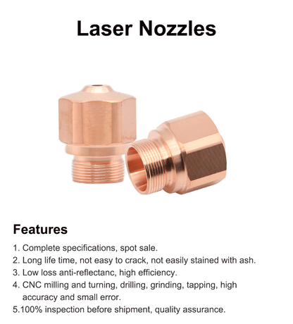 QDLASER HK08 HK10 HK12 HK15 HK17 HK20 HK25 HK30 Laser Nozzles for OEM Fiber Laser Cutting Machine