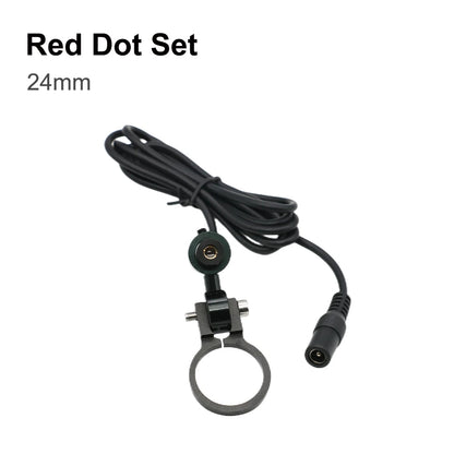 QDLASER Red Dot Set Diode Module Red Dot Device Positioning 24/25mm DC 5V for DIY Co2 Laser Engraving Cutting Head