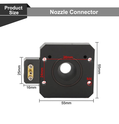 QDLASER Raytools BT230 Laser Head Nozzle Connector Nozzle Holder Connector for BT230-A Fiber Laser Cutting Head
