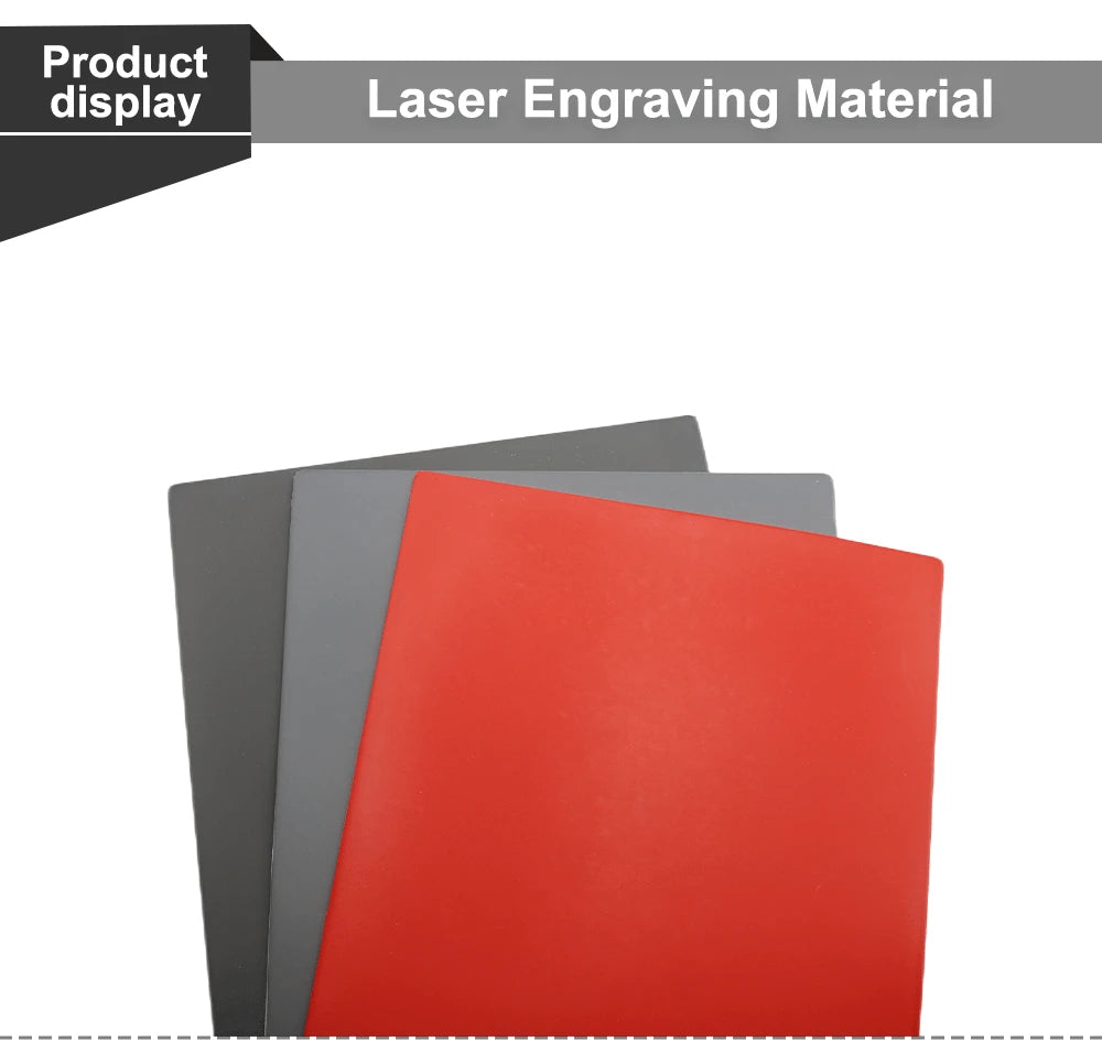 QDLASER Rubber Mat Laser DIY Engraving Materials for Laser Engraving & Marking Machine The DIY Printing and Engraving Materials