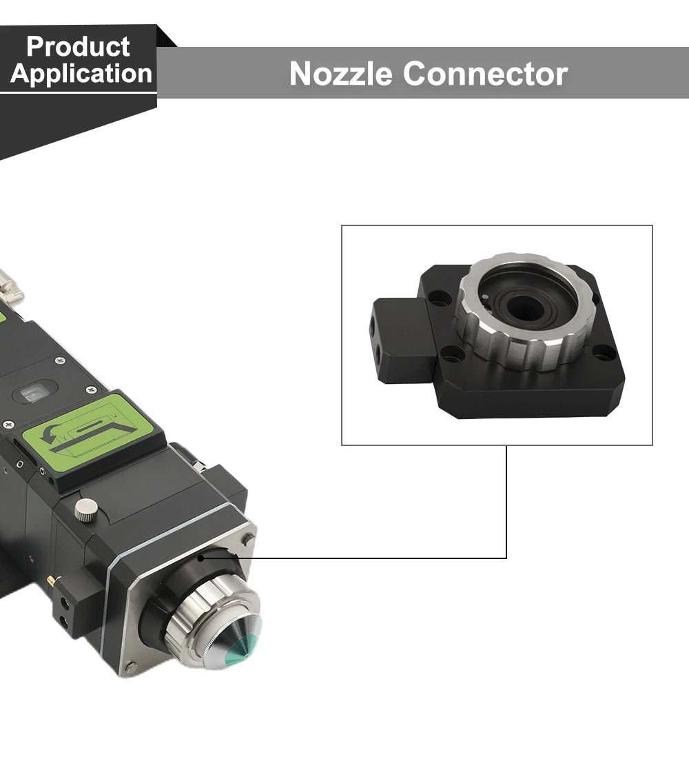 QDLASER Raytools BT230 Laser Head Nozzle Connector Nozzle Holder Connector for BT230-A Fiber Laser Cutting Head