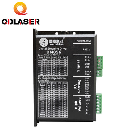 QDLASER Leadshine 2-Phase Stepper Motor Driver 220V DM856 for Laser Engraving Machine