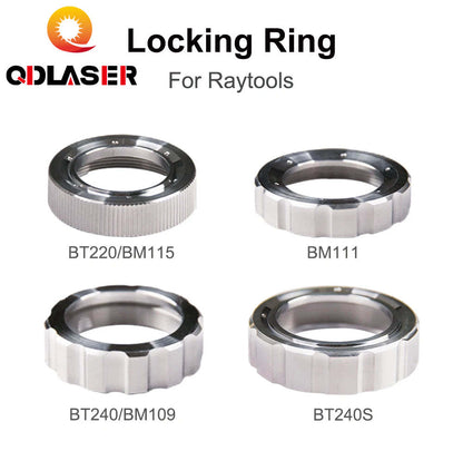 QDLASER Raytools Fiber optic cutting head tight locking ring BT220/BM115 & BT240/BM109 & BM111 & BT240S Nozzle Connection Part