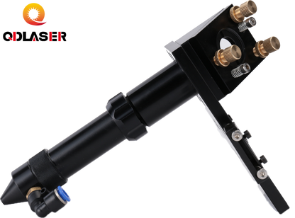 QDLASER C Series Black CO2 Laser Head for Laser Equipment Parts Support 20mm Laser Lens 25mm Mirror Mount