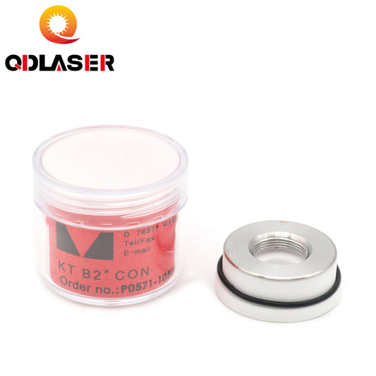 QDLASER Laser Fiber Ceramic D28/32 OEM Precitec KT B2 CON P0571-1051-00001 Nozzle Holder for Fiber Laser Head