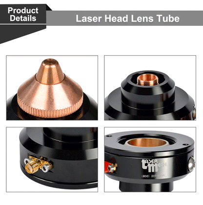 QDLASER Laser Cutting Head Nozzle Connector Dia. 20mm for Lasermech Cutting Head Shielded Tip Sensor