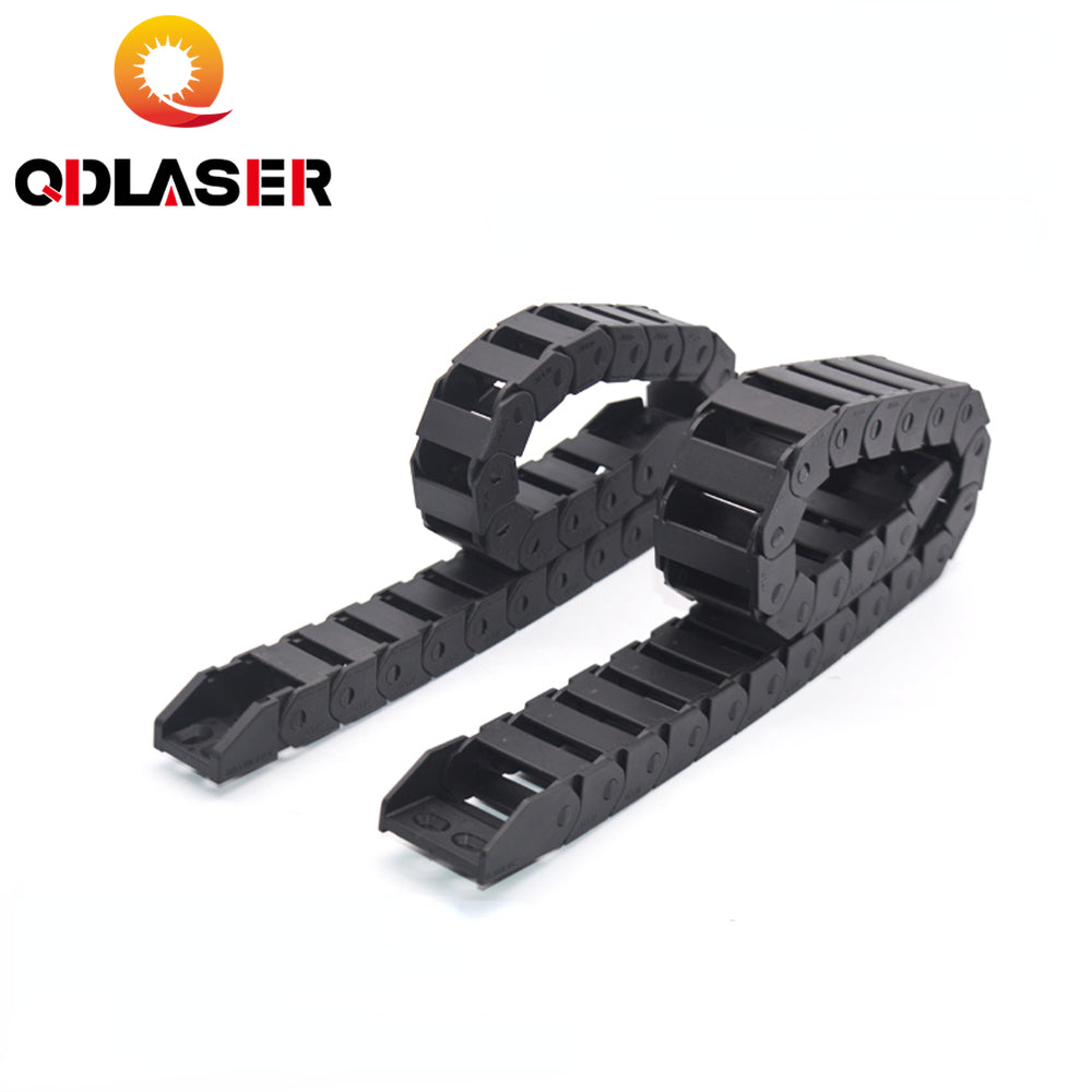 QDLASER Transmission cable chain 10*10 10*15 10*20 mm 1M Non Snap-Open Plastic Towline Transmission Drag Chain Machine