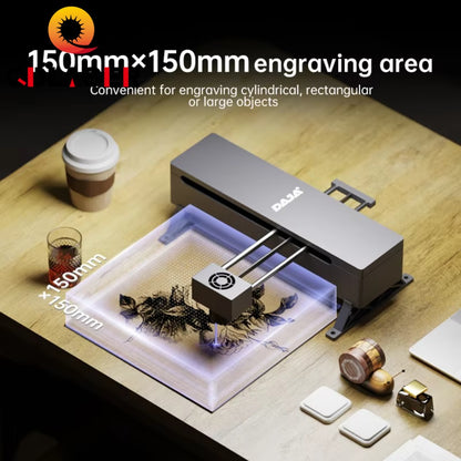 Laser Engraving Machine DAJA DJ7 Portable Mini Laser Engraving Machine Home Metal Glass Wood Veneer Bamboo MDF Stone Logo DXF