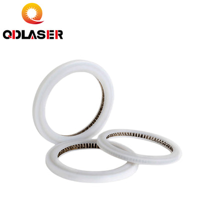 QDLASER Seal ring gasket protection window Yellow / white for Raytools/Precitec/WSX/Bodor Customizable Size for Fiber Laser Head