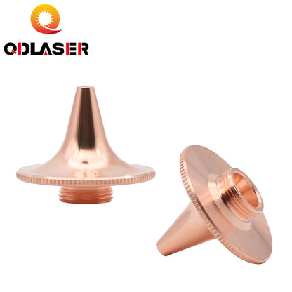 QDLASER Precitec D Type Laser Fiber Nozzle Single Layer Dia.28mm Caliber 1.5/2.0 for Precitec Fiber Laser Cutting Head