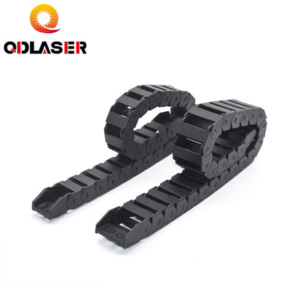 QDLASER Transmission Cable Chain 15x20 15x30 18x25 18x37 Mm Bridge Type Non-Opening Plastic for Mechanical Drive Drag Chains