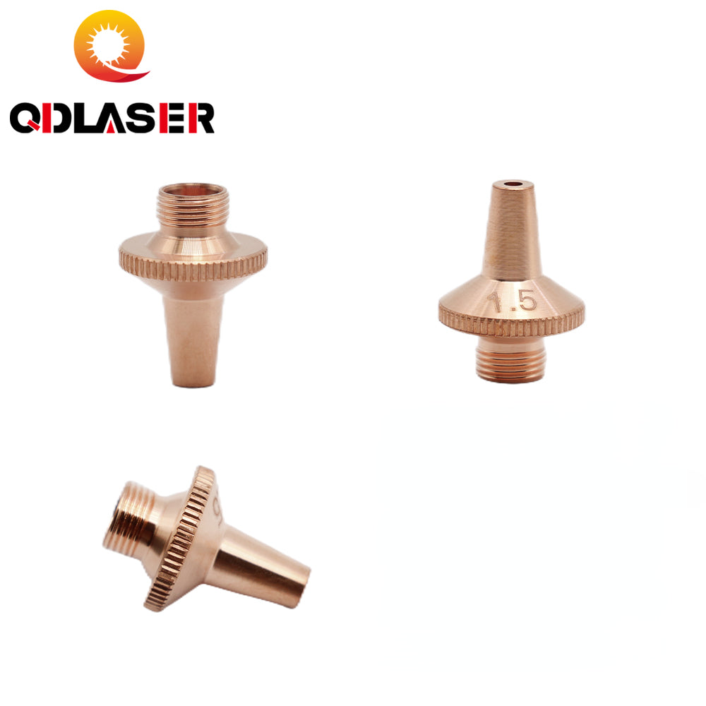 QDLASER 1064nm Fiber Laser Nozzle M6 Thread 11.5mm Diameter 15.5mm Height for Preictec 3D Fiber Laser Head