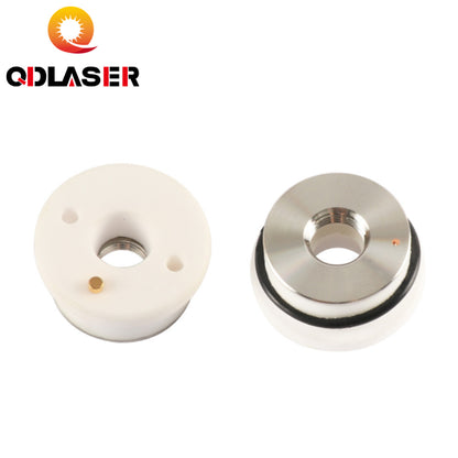 QDLASER Dia. 24mm WSX MINI Fiber Laser Head Ceramic Ring WTC-03 Fiber Laser Ceramic Nozzle Holder WSX-GQ-MN-001H Wholesale