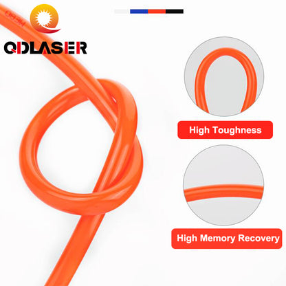 QDLASER Air Tube Pneumatic Hose 1M Blue Red Transparent Black PU Air Pipe 10mm OD 6.5mm ID 8mmx5mm 6mm X 4mm 2.5mm 12x8mm